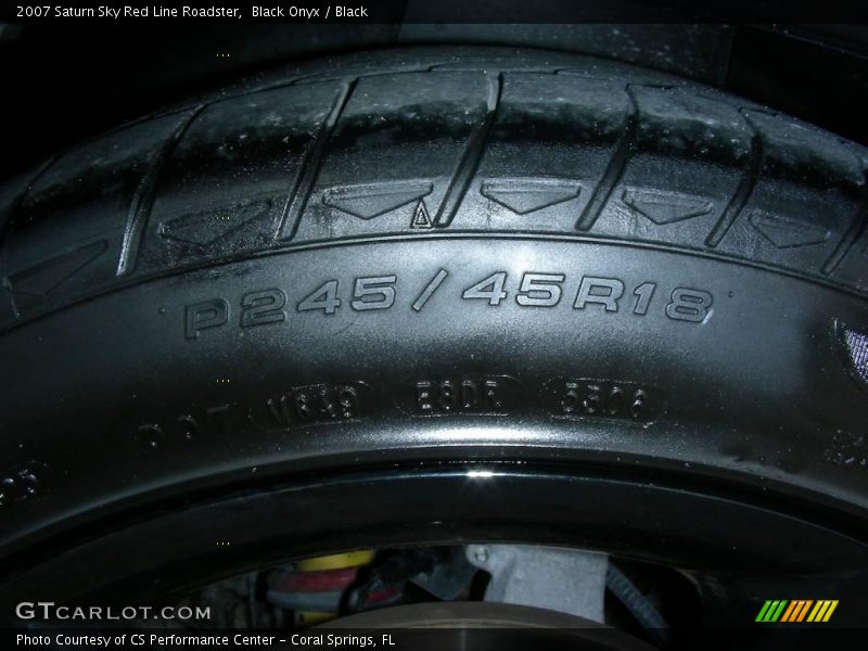 Black Onyx / Black 2007 Saturn Sky Red Line Roadster