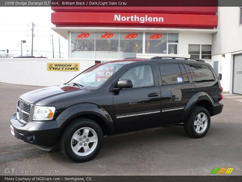 Brilliant Black / Dark/Light Slate Gray 2008 Dodge Durango SLT 4x4