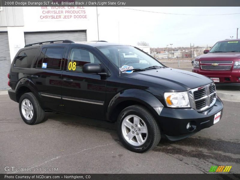Brilliant Black / Dark/Light Slate Gray 2008 Dodge Durango SLT 4x4