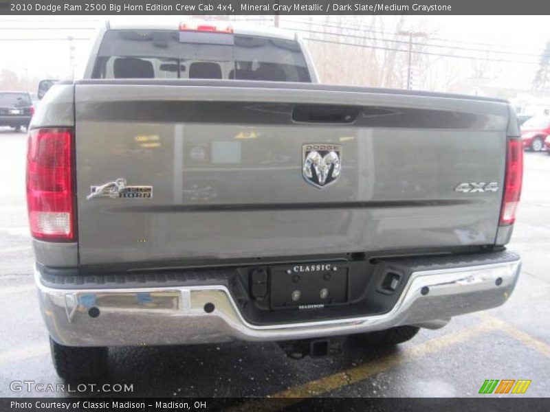 Mineral Gray Metallic / Dark Slate/Medium Graystone 2010 Dodge Ram 2500 Big Horn Edition Crew Cab 4x4