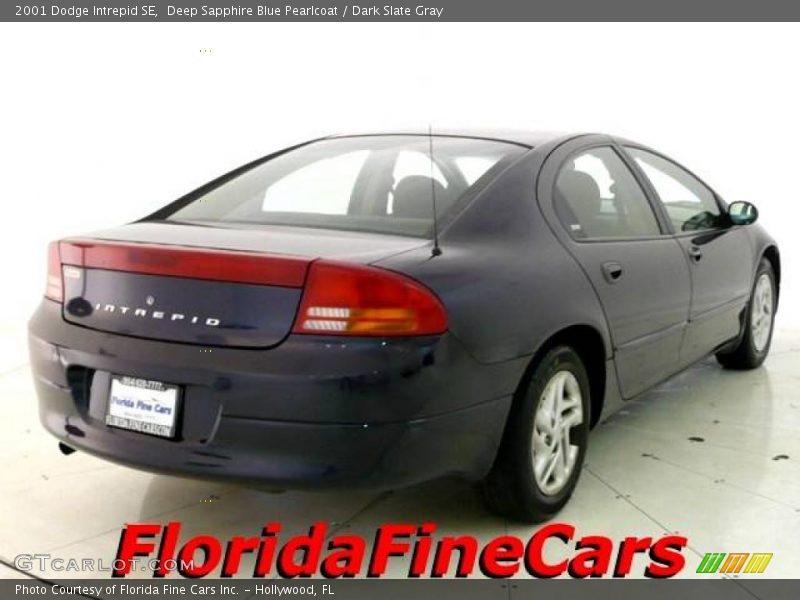 Deep Sapphire Blue Pearlcoat / Dark Slate Gray 2001 Dodge Intrepid SE
