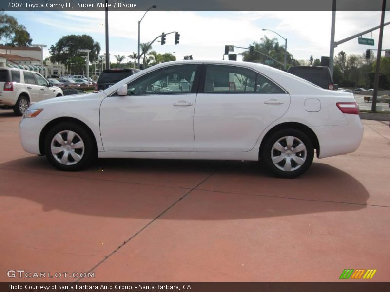 Super White / Bisque 2007 Toyota Camry LE