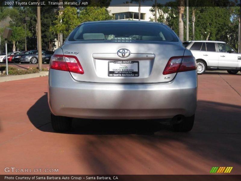 Titanium Metallic / Ash 2007 Toyota Camry LE