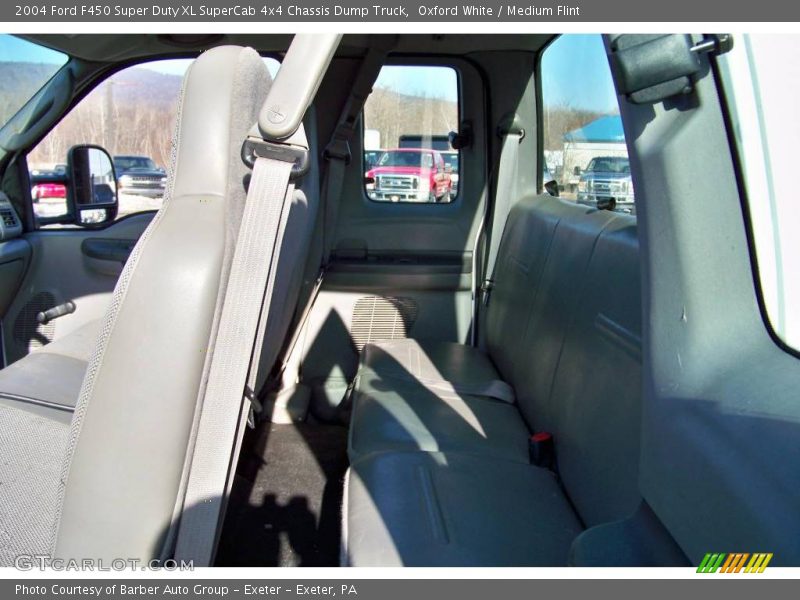 Oxford White / Medium Flint 2004 Ford F450 Super Duty XL SuperCab 4x4 Chassis Dump Truck