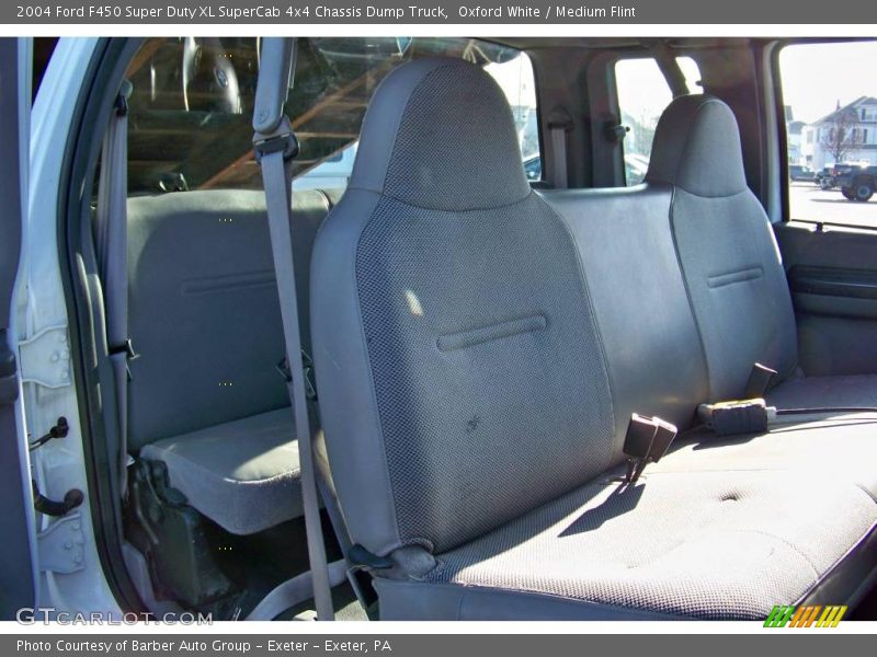 Oxford White / Medium Flint 2004 Ford F450 Super Duty XL SuperCab 4x4 Chassis Dump Truck