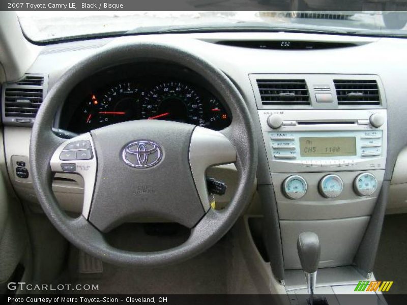 Black / Bisque 2007 Toyota Camry LE