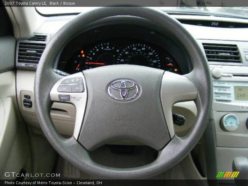Black / Bisque 2007 Toyota Camry LE