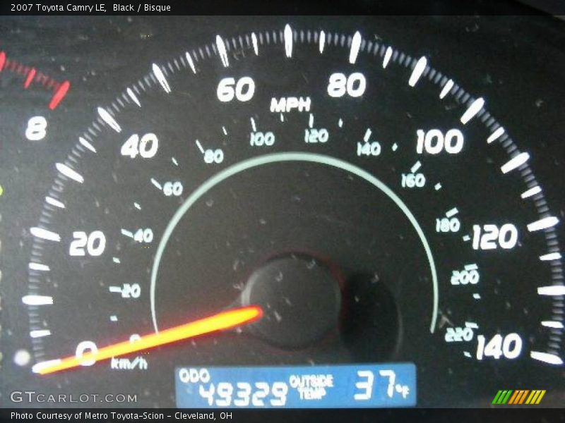 Black / Bisque 2007 Toyota Camry LE