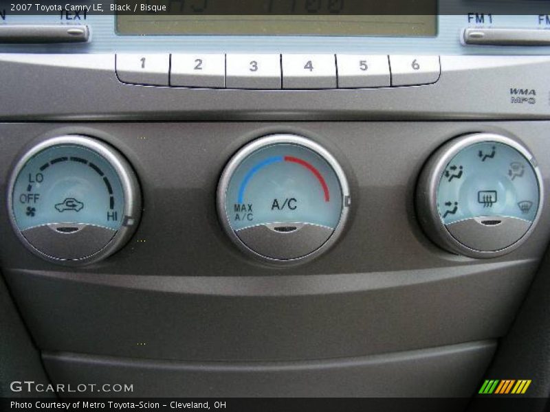 Black / Bisque 2007 Toyota Camry LE