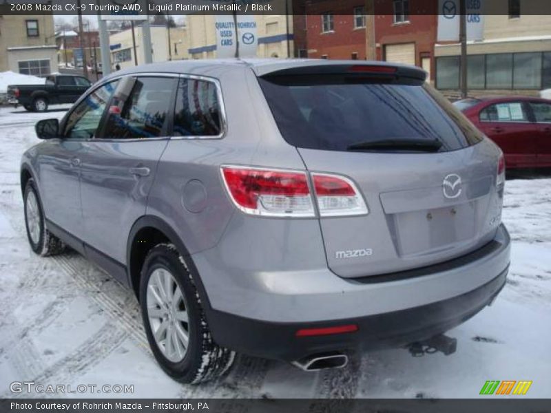 Liquid Platinum Metallic / Black 2008 Mazda CX-9 Touring AWD