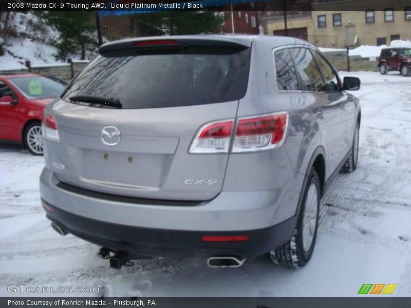Liquid Platinum Metallic / Black 2008 Mazda CX-9 Touring AWD