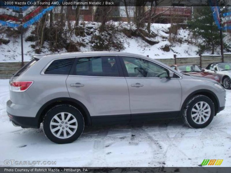 Liquid Platinum Metallic / Black 2008 Mazda CX-9 Touring AWD