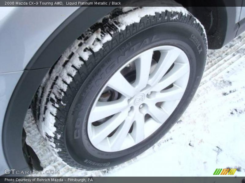 Liquid Platinum Metallic / Black 2008 Mazda CX-9 Touring AWD