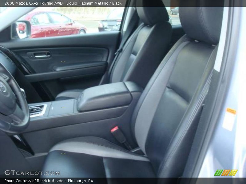 Liquid Platinum Metallic / Black 2008 Mazda CX-9 Touring AWD