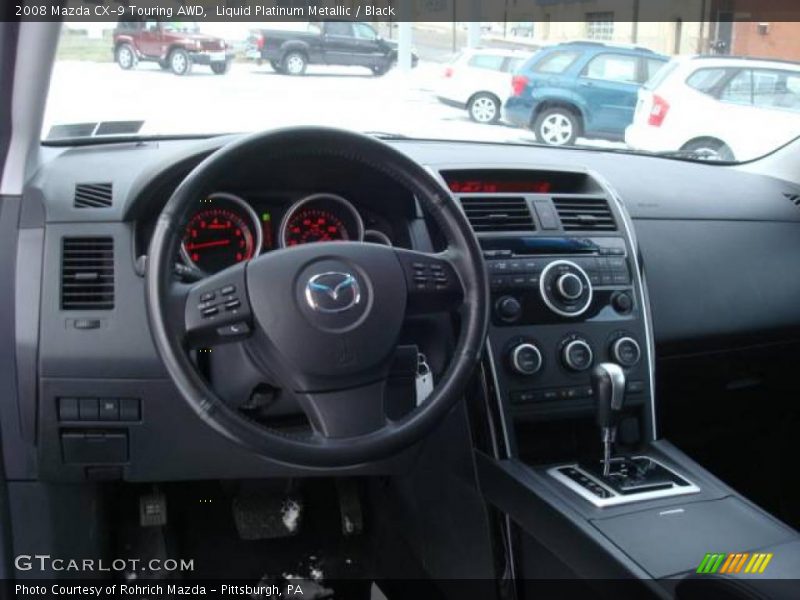 Liquid Platinum Metallic / Black 2008 Mazda CX-9 Touring AWD