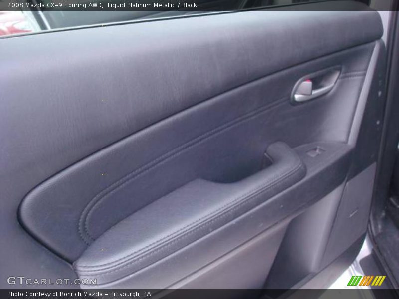 Liquid Platinum Metallic / Black 2008 Mazda CX-9 Touring AWD