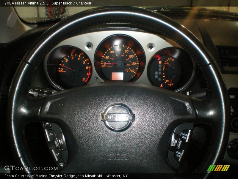 Super Black / Charcoal 2004 Nissan Altima 2.5 S