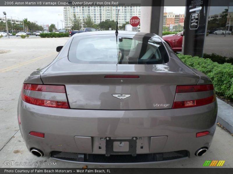 Oyster Silver / Iron Ore Red 2006 Aston Martin V8 Vantage Coupe