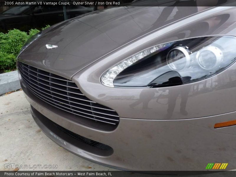Oyster Silver / Iron Ore Red 2006 Aston Martin V8 Vantage Coupe