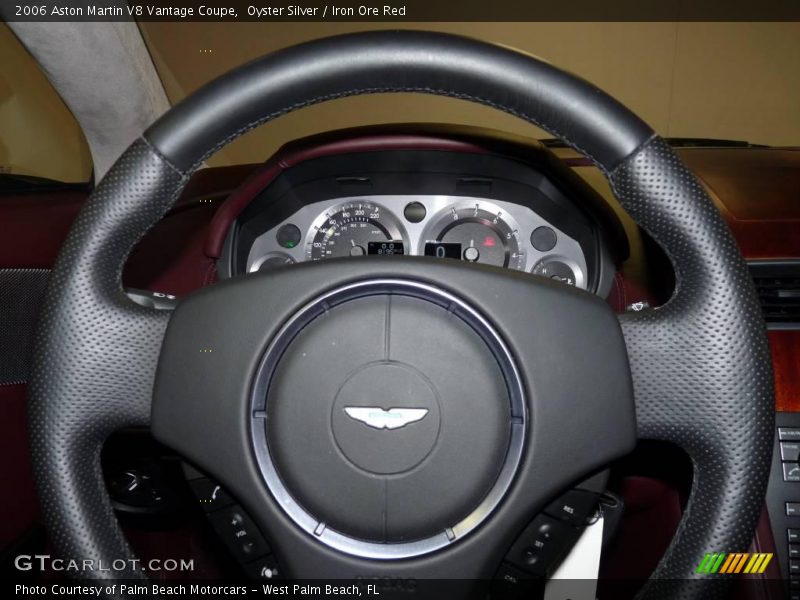 Oyster Silver / Iron Ore Red 2006 Aston Martin V8 Vantage Coupe