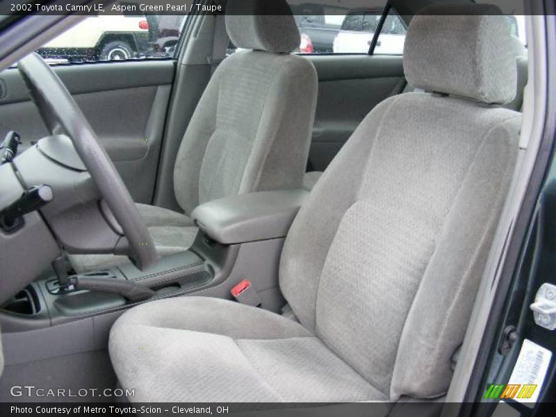 Aspen Green Pearl / Taupe 2002 Toyota Camry LE