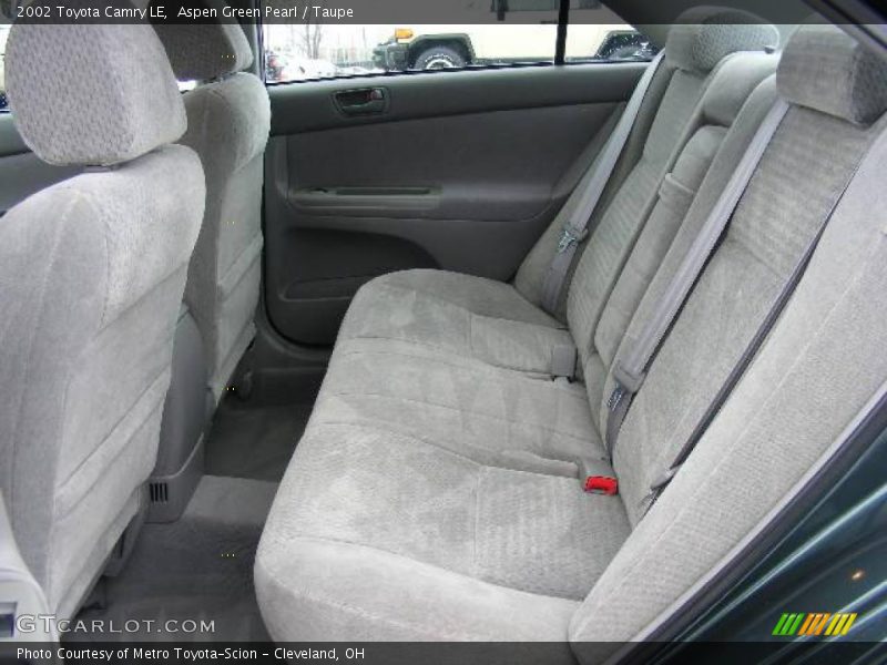 Aspen Green Pearl / Taupe 2002 Toyota Camry LE