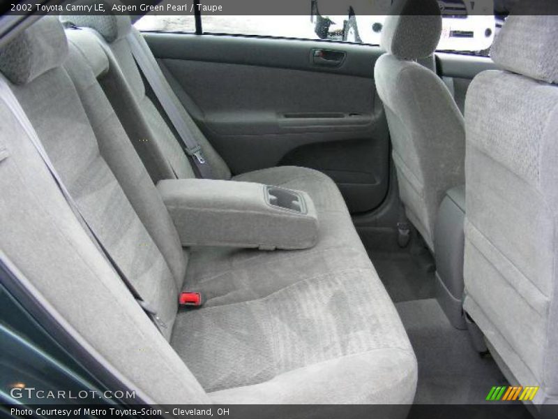 Aspen Green Pearl / Taupe 2002 Toyota Camry LE