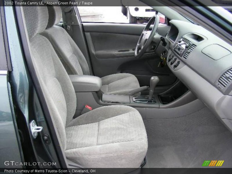 Aspen Green Pearl / Taupe 2002 Toyota Camry LE