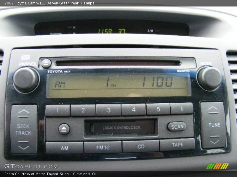 Aspen Green Pearl / Taupe 2002 Toyota Camry LE