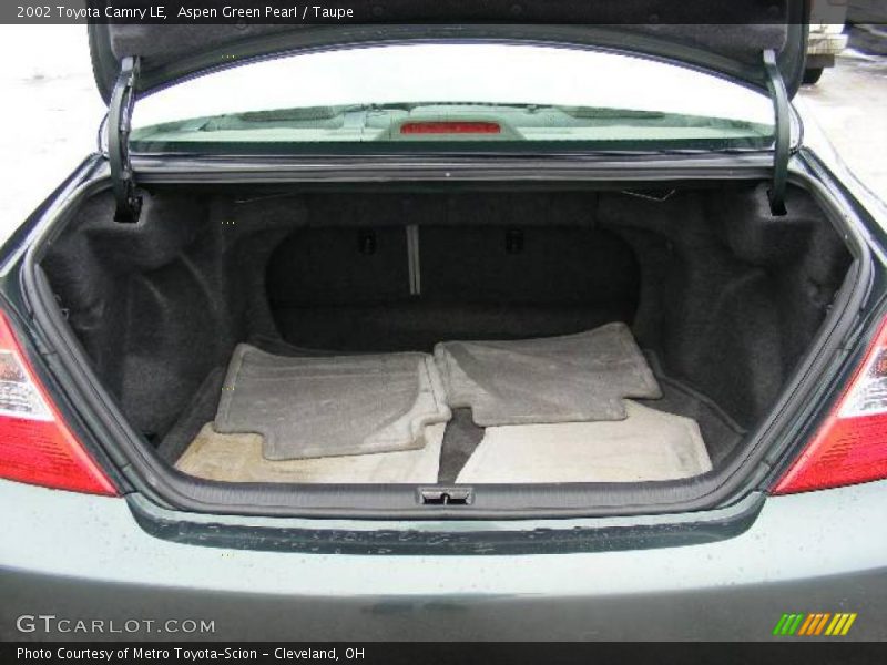 Aspen Green Pearl / Taupe 2002 Toyota Camry LE