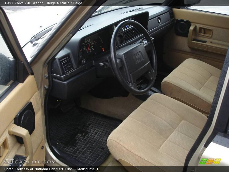 Beige Metallic / Beige 1993 Volvo 240 Wagon