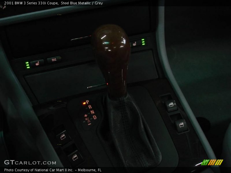 Steel Blue Metallic / Grey 2001 BMW 3 Series 330i Coupe