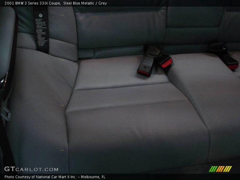 Steel Blue Metallic / Grey 2001 BMW 3 Series 330i Coupe