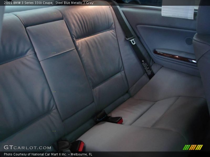 Steel Blue Metallic / Grey 2001 BMW 3 Series 330i Coupe