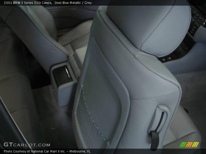 Steel Blue Metallic / Grey 2001 BMW 3 Series 330i Coupe
