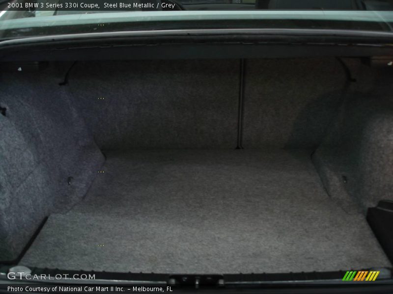Steel Blue Metallic / Grey 2001 BMW 3 Series 330i Coupe