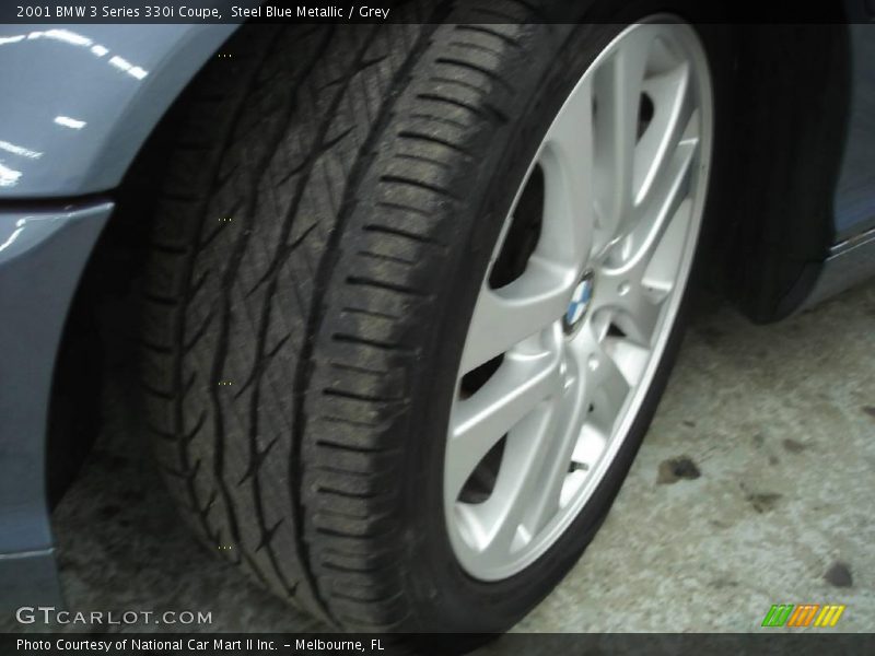 Steel Blue Metallic / Grey 2001 BMW 3 Series 330i Coupe