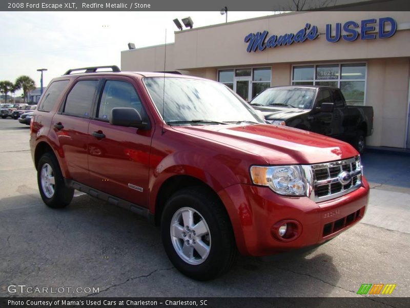 Redfire Metallic / Stone 2008 Ford Escape XLT