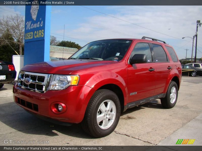 Redfire Metallic / Stone 2008 Ford Escape XLT