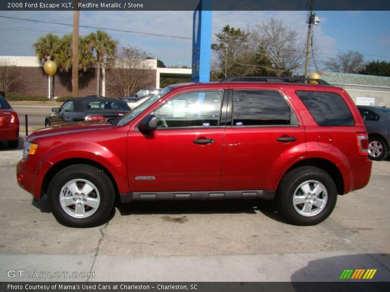 Redfire Metallic / Stone 2008 Ford Escape XLT