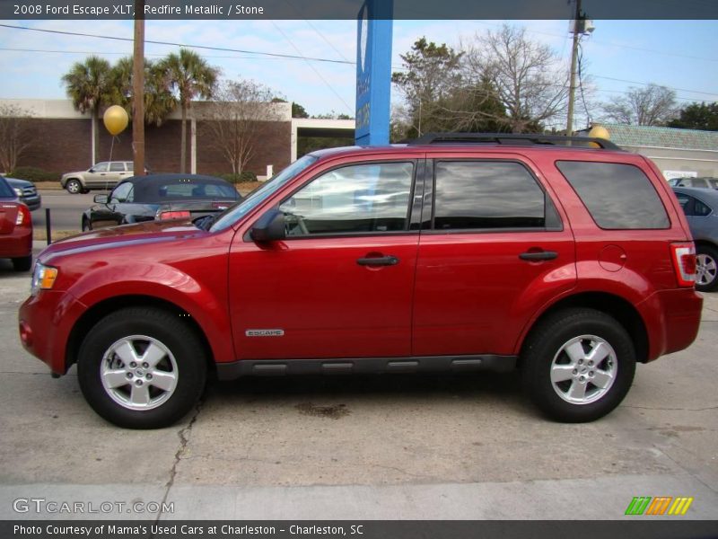 Redfire Metallic / Stone 2008 Ford Escape XLT