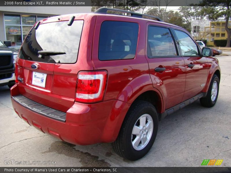 Redfire Metallic / Stone 2008 Ford Escape XLT
