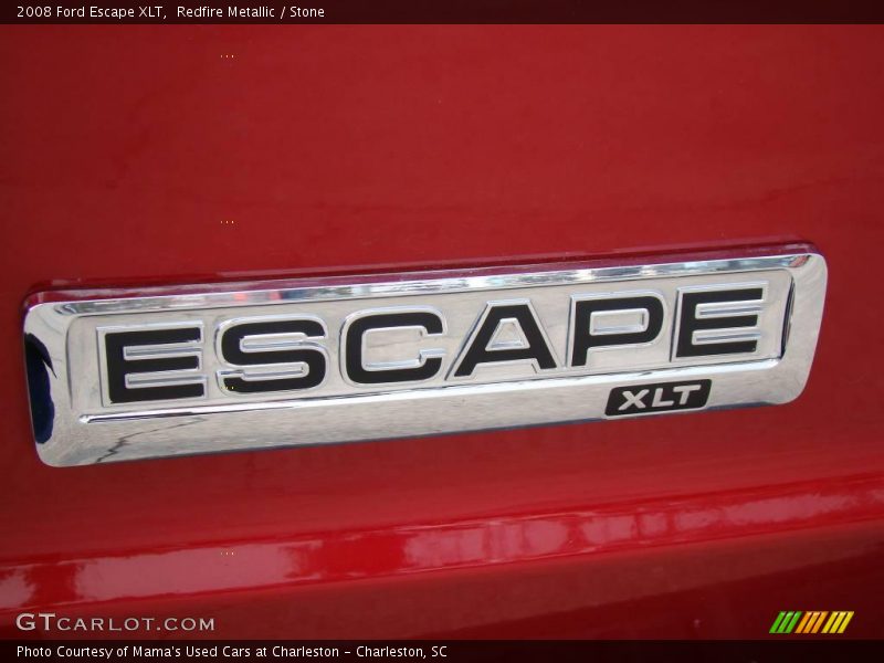 Redfire Metallic / Stone 2008 Ford Escape XLT
