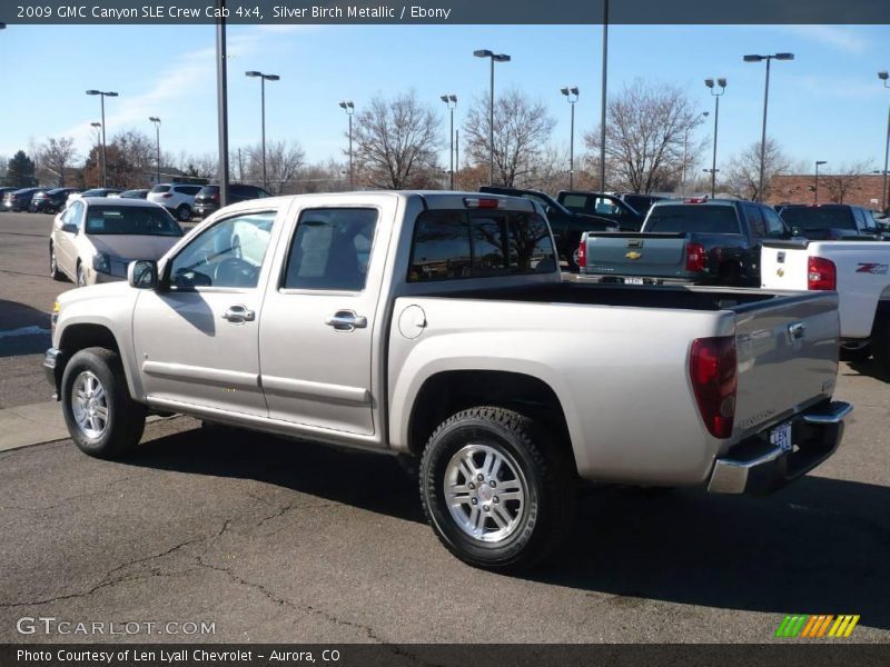 Silver Birch Metallic / Ebony 2009 GMC Canyon SLE Crew Cab 4x4