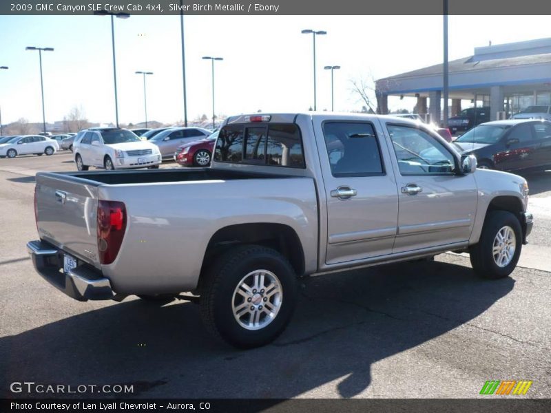Silver Birch Metallic / Ebony 2009 GMC Canyon SLE Crew Cab 4x4