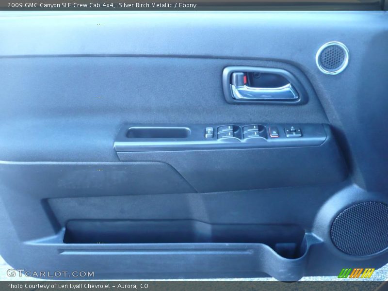 Silver Birch Metallic / Ebony 2009 GMC Canyon SLE Crew Cab 4x4