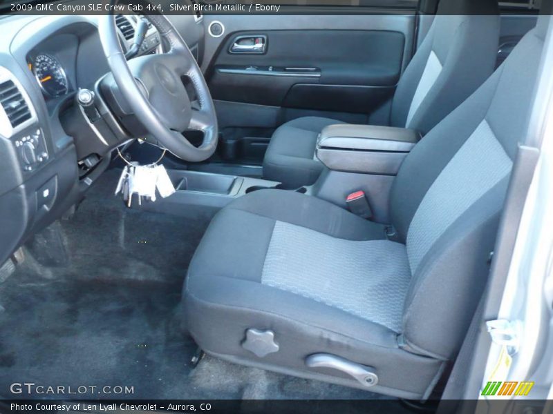 Silver Birch Metallic / Ebony 2009 GMC Canyon SLE Crew Cab 4x4