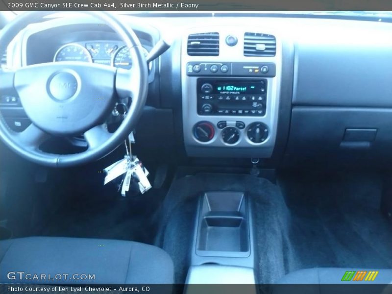 Silver Birch Metallic / Ebony 2009 GMC Canyon SLE Crew Cab 4x4
