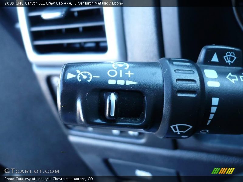 Silver Birch Metallic / Ebony 2009 GMC Canyon SLE Crew Cab 4x4