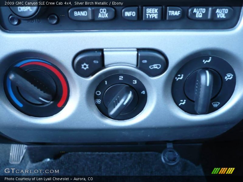 Silver Birch Metallic / Ebony 2009 GMC Canyon SLE Crew Cab 4x4